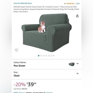 Maxijin armchair sofa cover